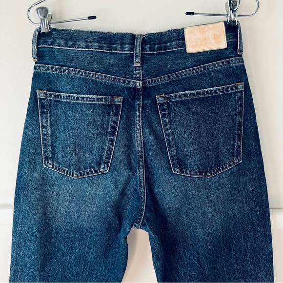 Everlane The 90s Cheeky High Rise Destructed Blue Jean - Picture 11 of 13